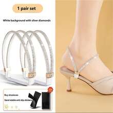 Este es un conjunto de accesorios y correas antideslizantes diseñados específicamente para tacones altos. Sujetadores convenientes que eliminan eficazmente el problema de que los zapatos se deslicen. Gracias a su diseño discreto y antideslizante, estas correas de sujeción son adecuadas para una amplia variedad de estilos de calzado, incluyendo zapatos de punta abierta, sandalias, mocasines y talla grande. - Multicolor - Ver 12