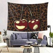 Leopard Print Tapestry Wall Hanging - Premium Peach Light Beige Fabric, Horizontal Design For Living Room, Bedroom, Office & Party Decor - No Electricity Needed, Perfect Gift For Home & Festive Occasions, Wall Decorations For Home, Durable FabricParty Gifts, Indoor And Outdoor Decorative Banners, Suitable For Hanging In Bedrooms, Living Rooms, Offices, And Dormitories For Party Decorations.Local Printed Textile Wall Decor Garden Flag, Polyester Tapestry Decorative Wall Hanging, Room Banner, Wall Banner, For College Dorm Decor, Outdoors, Parties, Festival Gifts Birthday Graduation Room Decor Home Decor Wall Decor Bedroom Decor Wall Art Poster Home Decor Living Room Tapestry For Room Wall Tapestry Room Decoration Stuff Gifts Suitable For Party Daily Holiday Anniversary Party Valentine's Day Wedding Anniversary Easter Mother's Day Graduation Father's Day Birthdays Anniversaries Thanksgiving, Christmas, Halloween, New Year's, Tea Room, Bedroom, Living Room, Indoor Home. - Multicolor - View 6