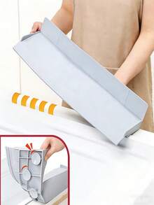 1pc Durable Silicone Splash Guard - Kitchen Sink Splash Protector - Waterproof Barrier To Prevent Spills - Protects Countertops From Water Stains - Suitable For Home And Professional Kitchens, Labs, Sinks, Basins And Bowls (Please Read Installation Instructions Carefully, Improper Installation May Cause Instability.) - Black - View 4