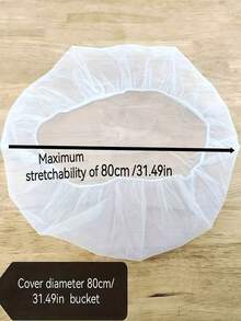 1件装涤纶网布雨水桶罩，透气网布材质，方便取用水箱，可用作花园雨水桶罩、装饰性雨水桶罩，适用于户外雨水桶 - 白色设计，有效防止蚊虫和树叶进入，同时保护雨水免受污染。此款雨水桶罩适用于标准尺寸的雨水桶和水箱盖，具有出色的防蚊性能、实用设计和广覆盖范围。 - 圓形 - 查看 12