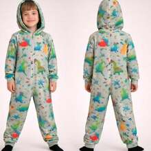 Boys' Winter Jumpsuit, Super Warm, Long Sleeves, Assorted Prints, Comfort And Thermal Protection - Multicolor - View 4