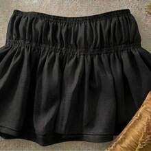 Bed Skirt For Box Spring Bed With 2 Elastic Bands. Delicate, High Quality, Perfect Fit, Elegant, Durable. Available In Various Sizes. - Black - View 2