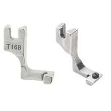 Pie prensatela para máquina de coser T168/T69, pie prensatela para cremallera de un solo lado, accesorio para cremallera invisible, de acero industrial de grado, apto para la mayoría de máquinas de coser, color gris plateado - Multicolor - Ver 15