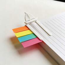 1 pieza/3 piezas Juego de marcapáginas de barco de vela 3D, hecho de plástico duradero, tema náutico vívido, herramienta de lectura ligera, regalo perfecto para vacaciones para amantes de los libros, familia y amigos - Talla única - Ver 3