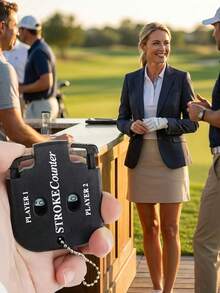 Mini Handy Golf Shot Count Stroke Putt Score Counter Golf Score Keeper 2 Player Golf Ball Shot Clicker Counter With Key Chain For Recreational Golfers And Sports Enthusiasts For Competitions And Games Golf Training Aids Golf Accessories - Multicolor - View 7