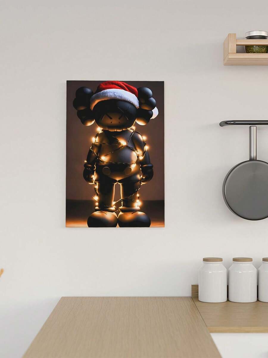Kawss Kawaii Kaw Canvas Poster Cover With Framed Decoration. A Perfect Choice For New Year's, Thanksgiving, And Christmas, And Also A Perfect Work Of Art For Decorating Rooms, Kitchens, Living Rooms, Halloween, Bathrooms, Homes, Walls, And Bedrooms. - đóng khung - Xem 1