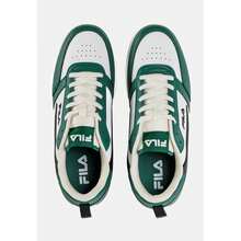 FILA Scarpe da basket da uomo, modello Rega NF, sneakers sportive urbane in pelle sintetica con chiusura stringata, suola in gomma e bandierina ricamata. - Verde - Visualizzare 5