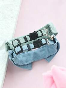 Customized Pet Collar - Personalized Name & Photo, Anti-Choke Safety Buckle With Bell, Photo Frame Icon & Date Customization, Soft Dog & Cat Collar - Ideal For Weddings, - Multicolor - View 6