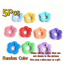 Multicolor Flower Shape Silicone Key Caps Set, Durable Color-Coded Key Covers, Easy Install Key Identifier Protectors For Key Management, Cute Keychain Accessories For Home Office Use, Sweet Gifts For Sisters Friends & Valentine's Day - Multicolor - View 18