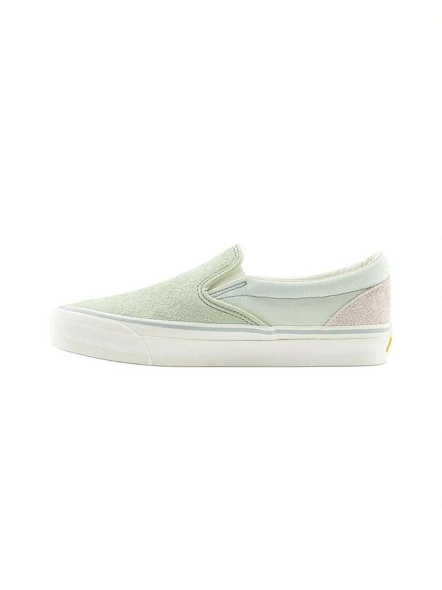 Vans男鞋女鞋Slip-On Reissue 98低筒板鞋一腳蹬休閒鞋懶人鞋VN000CTCBGK - 綠色 - 查看 1