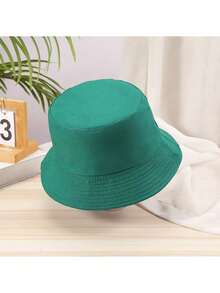 1 pieza Sombrero de cubo bordado personalizado, bordado de texto personalizable - Multicolor - Ver 9