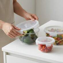 3 High Capacity Airtight Plastic Kitchen Containers - View 6