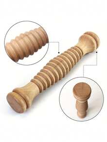 Con lăn massage chân bằng gỗ, giúp giảm đau viêm cân gan chân, đau vòm bàn chân, hội chứng đau cơ màng. - Nhiều màu - Xem 1