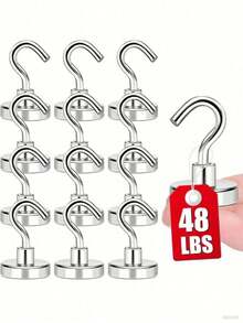 Móc treo nam châm mạnh sắp xếp đồ dùng treo phụ kiện nhà bếp dụng cụ nhà bếp móc lưu trữ móc nam châm cho tàu du lịch cắm trại nướng bếp tủ lạnh nhà bếp tường gara treo túi móc treo chìa khóa vật dụng du lịch thiết yếu trang trí phòng trang trí nhà thiết yếu nhà bếp - Nhiều màu - Xem 2