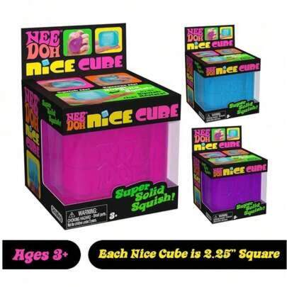Schy*Lling Nice Cube Super Solid Squish 2.25" Cube Gift Limited Time Offer