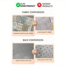 1pc Vintage Tile Pattern Pet Feeding Mat - Easy To Clean, Suitable For Cats And Dogs, Fits Home Decor, Great Gift And Holiday Decoration - Multicolor - View 8