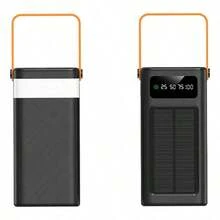 Power Bank 120000mAh Batería Portátil Cargador Ultrarápida para Viajes, Camping y Emergencias - Negro1 - Ver 4