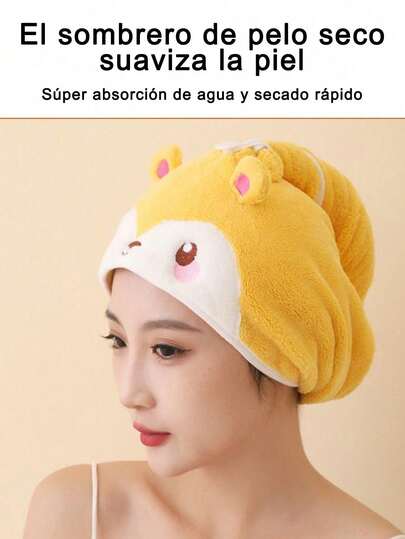 1 chiếc mũ tắm hai lớp chống thấm nước, có thể điều chỉnh độ dài, co giãn, dành cho người lớn, thiết kế chống dầu, thích hợp sử dụng trong phòng tắm như rửa mặt, sấy tóc, trang điểm, nấu ăn và gội đầu.