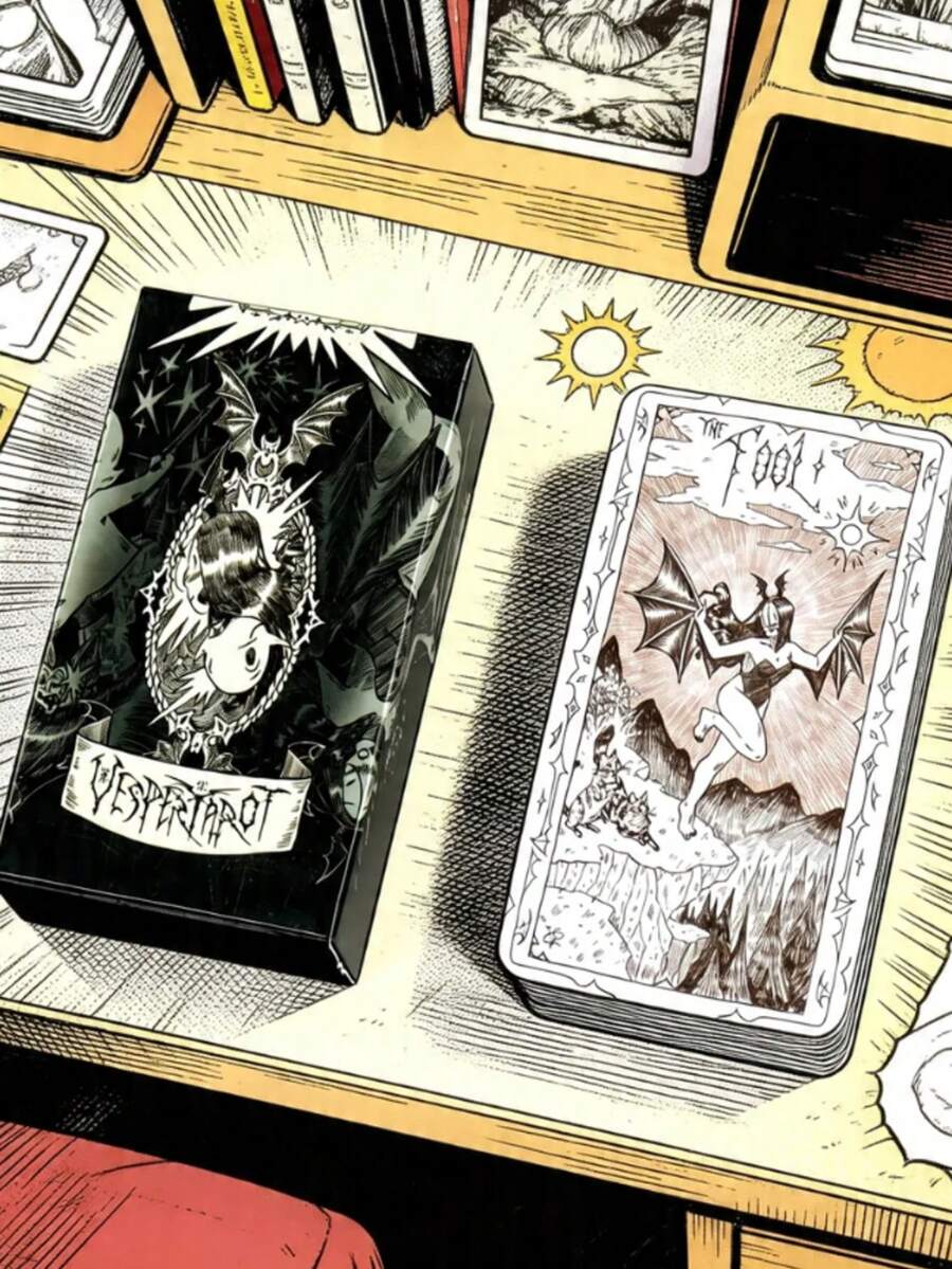 White Cat Tarot Oracle Cards Set For Divination, Healing And Beginners - Multicolor - View 1