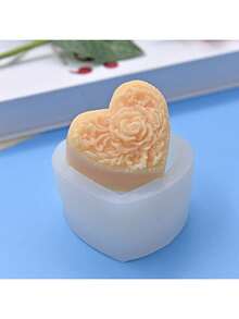 Heart-Shaped Rose DIY Handmade Aromatherapy Plaster Multi-Function Silicone Mold - Love - View 5