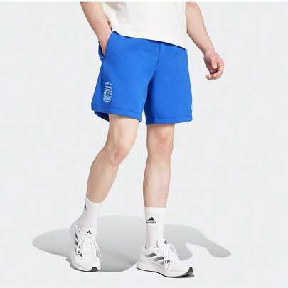 Adidas 阿根廷隊主場短褲丨男子寬鬆透氣足球訓練運動五分褲