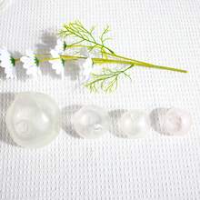 DIY Ultra-Soft Transparent TPR Hollow Ball Skin, Handmade Sticky Empty Shell Craft Toy, White Stress Relief Squishy Ball Blank For Custom Fidget Wholesale - 6cm Clear Hollow Skin (with Stopper) - View 8