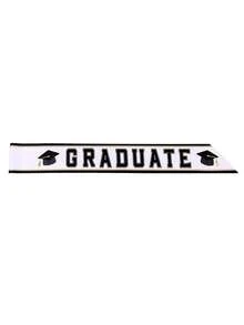 1pc Graduation Party Decorative Sash And Graduation Hairband, Graduation Party Accessory, Bachelor Belt, Ideal For Commencement Ceremony, High School Graduation, College Graduate, Congrats Grad Graduation Party Supplies - View 8
