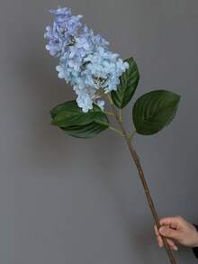 1支長莖繡球花人造花，婚禮場地裝飾路徑引導假花攝影道具 - 多色 - 查看 12
