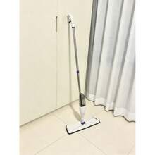 家用免手持噴霧拖把，附6/5/3/1個替換拖把布，360°旋轉平板拖把，靈活清潔工具，輕量人體工學設計，適用於硬木/瓷磚/硬木地板，居家必備 - 彩色 - 查看 4
