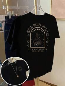 Women T-Shirts - Black - View 2