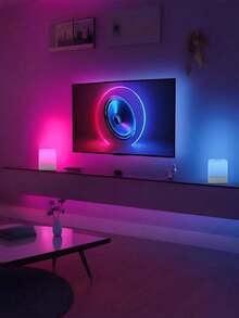 1pc Touch Sensor Bedside Lamp, Dimmable, RGB Multi-Color, With Remote Control / 3-Color Rechargeable Desk Lamp, Suitable For Home Bedroom, Nursery Night Light, Breastfeeding - Multicolor 2 - View 6