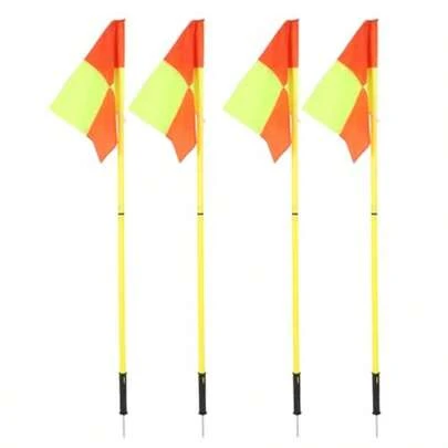 Soccer Corner Flags Set Of 4 1.5m Portable Soccer Po And Football Field Corner Flags Wit Sage Bag Proof Soccer Flags Soccer Po Soccer Equment  Training