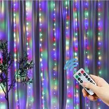1pc USB Powered 8-Function Curtain Lights, 6m/3 Meters/2m/1m Indoor LED String Lights With Remote Control, Suitable For Holiday, Wedding, Birthday Party, Room & Window Decor (Remote Control Batteries Not Included) - USB Curtain Light - View 11