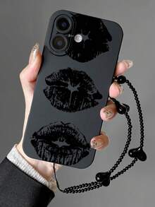 1 Piece, Free Shipping, Local Delivery, Accessories Not Included, Phone Case Compatible With Red Lip Pattern Mirror And Drop Protection. - Multicolor 3 - View 9