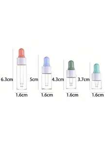 Bộ 7 chai nhỏ giọt thủy tinh mini có thể tái sử dụng, đạt chuẩn TSA, bao gồm 7 nắp nhỏ giọt bằng cao su màu Macaron, kín hơi, kích thước nhỏ gọn, thích hợp mang theo khi đi máy bay, công tác, du lịch, cắm trại, sử dụng trong phòng tắm. Lý tưởng để sử dụng hàng ngày và làm quà tặng ngày lễ cho nam và nữ. - Nhiều màu - Xem 4