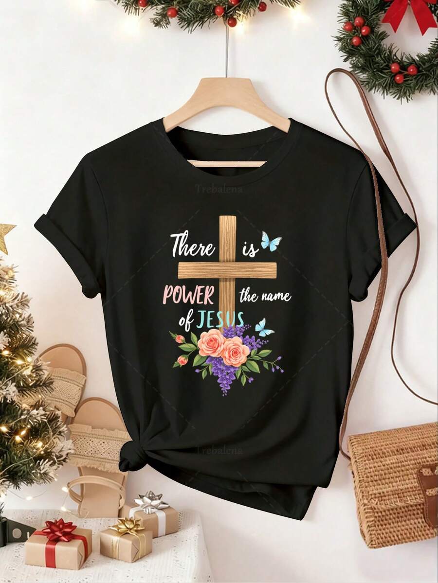 Women T-Shirts - Black - View 1