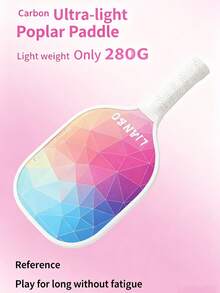 7-Piece Lightweight Pickleball Racket Set (Includes 2 Rackets + 4 Random Color Pickleballs + 1 Racket Bag), With Anti-Slip Ergonomic Soft Grip And PU Wear-Resistant Fabric, Thick PVC Edging For Tear And Abrasion Protection, Suitable For Beginner To Intermediate Players, Essential For Outdoor Sports, Gym, Summer, And Holidays - Multicolor - View 7