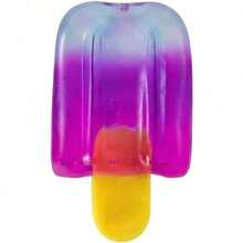 Super Solid Squish Popsicle Squishy Fidget Toy, Soft Squeeze Stress & Anxiety Relief Sensory Toy, Ideal Easter Basket Stuffer, Birthday & Party Favor Gift For Kids Ages 3+ - 橘子冰淇淋 - 查看 8
