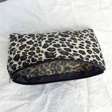 1个/5个装豹纹化妆包，便携式洗漱包，轻便旅行化妆品收纳袋，小巧化妆品储物袋 - 彩色 - 查看 2