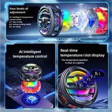 USB Semiconductor Phone Cooler With Magnetic Clip And Digital Display, Instantly Cools Down Your Phone - Multicolor - View 9