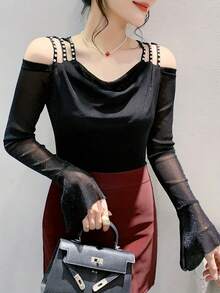Women Tops - Purple - View 11
