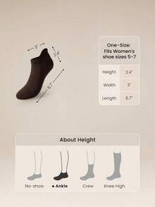 3 Pairs Arch Support Everyday Socks Gym - Black - View 10
