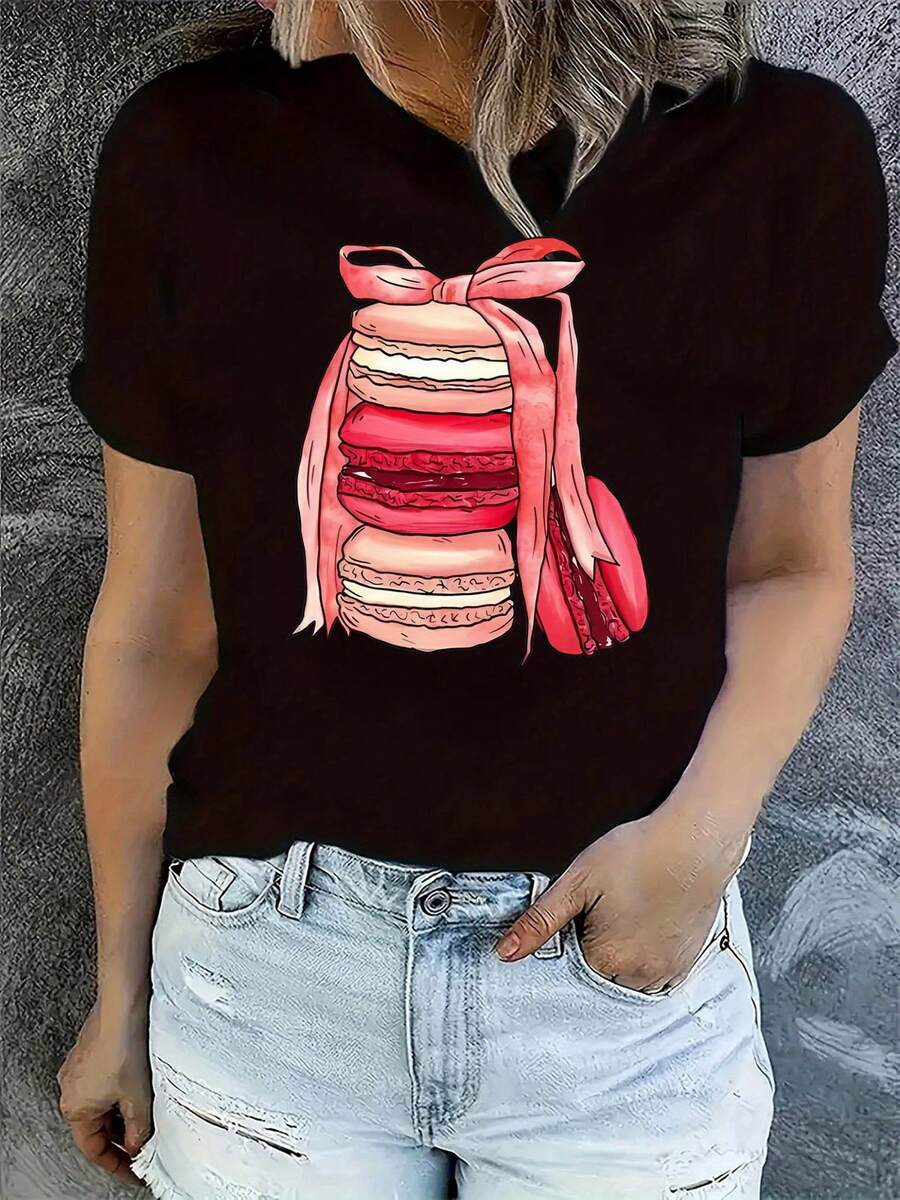 Women T-Shirts - Black - View 1