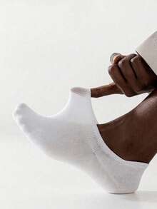 1/5 Pairs Men's Thin Casual Invisible Boat Socks, Suitable For Daily, Party And Home Wear, Spring/Summer - Multicolor - View 6