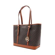 Bolso tote Michael Kors Jet Set Travel estampado para mujer, modelo 35S0GTVT1V, color marrón. - Marrón 35S0GTVT1V - Ver 3