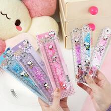 1 chiếc thước gấp hình chó hoạt hình ngẫu nhiên, thước đa năng lượn sóng 15-30cm, đồ dùng học tập cho học sinh [Mẫu ngẫu nhiên] - Nhiều màu - Xem 2