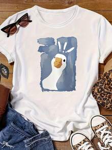 Women T-Shirts - White - View 2