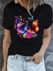 Women T-Shirts - Black - View 11