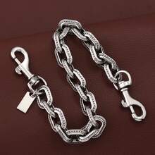 Móc khóa dây xích hai màu đa năng dùng được cả bốn mùa, mặt dây chuyền nối dài túi xách bằng kim loại dành cho nữ, phụ kiện du lịch biển. - Nhiều màu - Xem 7