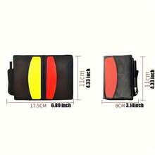 Football Referee And Full Set-Stainless Steel Whistle With Lanyard, Durable PVC Red And Yellow Card Set, Suitable For Sports Officials - Red and Yellow Cards + Whistle Combo Set - View 8